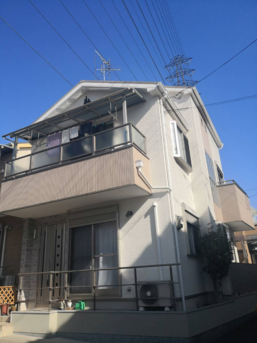 【GL034,GL030】大阪府N様邸 屋根・外壁遮熱塗装