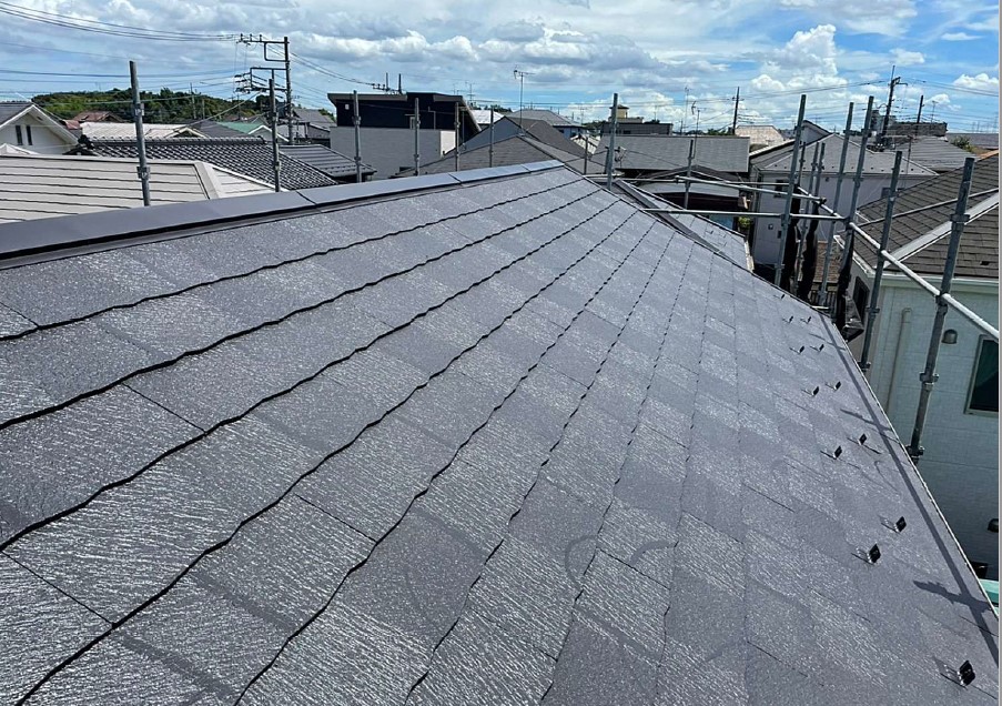 【GL調色】M様邸 屋根遮熱塗装施工事例